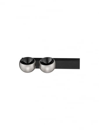 Plafoniere - Plafoniera Nova Luce LUSA 9088123 Triac Dimmable Foggy Nickel Aluminium & Sandy Black Base LED 21W 1530lm 3000K IP20
