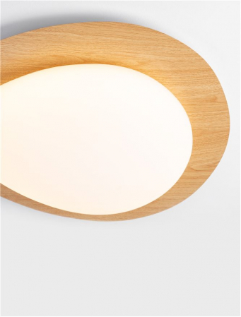 Plafoniera Nova Luce NIMBUS 9030647 LED 29W 3000K 2384lm W ood Color Aluminium & Acrylic  Triac Dimmable IP20 [4]