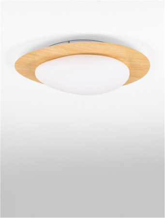 Plafoniera Nova Luce NIMBUS 9030648 LED 21W 3000K 1572lm W ood Color Aluminium &Acrylic  Triac Dimmable IP20 [1]
