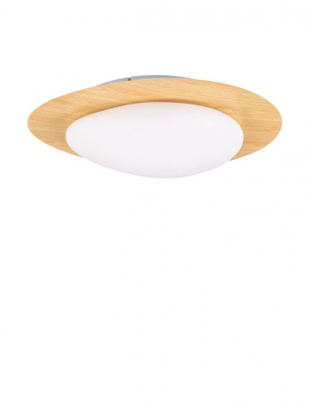 Plafoniere - Plafoniera Nova Luce NIMBUS 9030648 LED 21W 3000K 1572lm W ood Color Aluminium &Acrylic  Triac Dimmable IP20