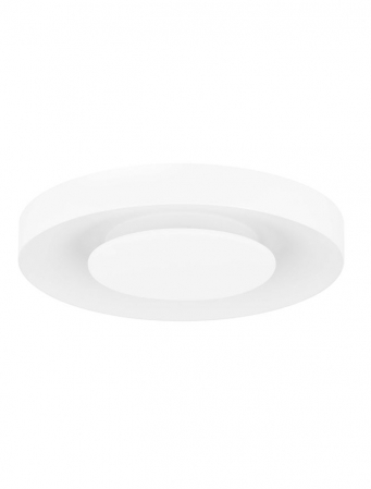 Plafoniere - Plafoniera Nova Luce PADA 9345714 Triac Dimmable Sandy White Metal & Acrylic LED 25W 1592lm 2700K+4000K IP20