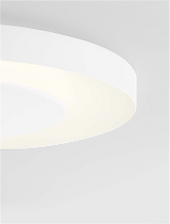 Plafoniera Nova Luce PADA 9345715 Triac Dimmable Sandy White Metal & Acrylic LED 37W 2207lm 2700K+4000K IP20 [4]