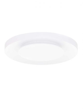 Moderne - Plafoniera Nova Luce PADA 9345715 Triac Dimmable Sandy White Metal & Acrylic LED 37W 2207lm 2700K+4000K IP20