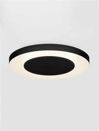 Plafoniera Nova Luce PADA 9345717 Triac Dimmable Sandy Black & White Metal & Acrylic LED 37W 2207lm 2700K+4000K IP20 [3]