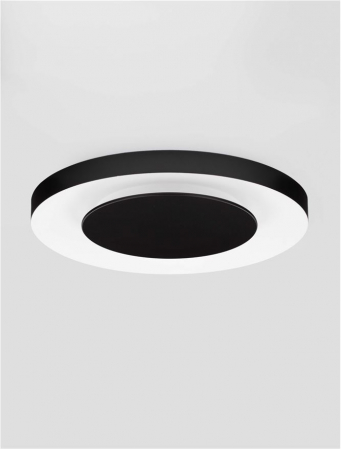 Plafoniera Nova Luce PADA 9345717 Triac Dimmable Sandy Black & White Metal & Acrylic LED 37W 2207lm 2700K+4000K IP20 [2]