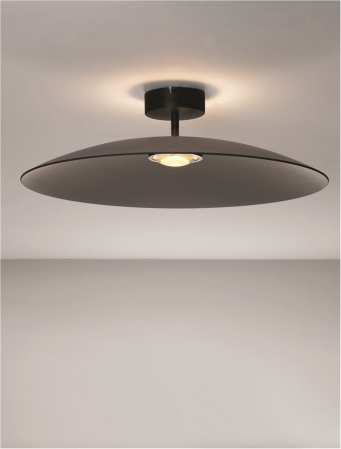 Plafoniera Nova Luce POLIFEMO 9620142 Smoke Glass & Sandy Black Metal LED 17W 854lm 3000K IP20 [3]
