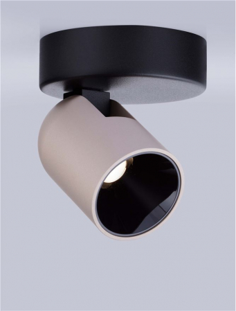 Plafoniera Nova Luce SIRMOS 9088133 Triac Dimmable Champaign Gold Aluminium & Sandy Black Base LED 8W 582lm 3000K IP20 [3]