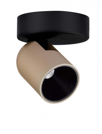 Moderne - Plafoniera Nova Luce SIRMOS 9088133 Triac Dimmable Champaign Gold Aluminium & Sandy Black Base LED 8W 582lm 3000K IP20