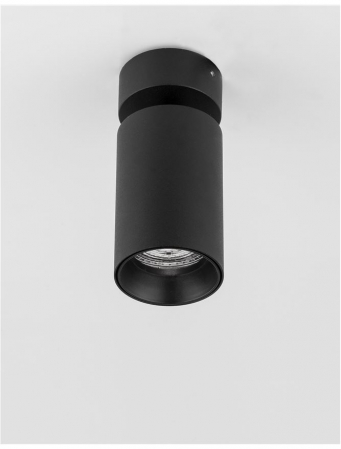 Aplica/Plafoniera Nova Luce TOD GU10 1X10W   Sandy Black Aluminium  IP20 [3]