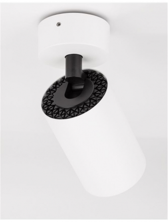 Aplica/Plafoniera Nova Luce TOD GU10 1X10W   Sandy White Aluminium  IP20 [5]