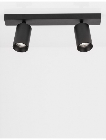 Plafoniera Nova Luce TOD GU10 2X10W   Sandy Black Aluminium  IP20 [1]