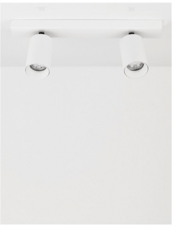 Plafoniera Nova Luce TOD GU10 2X10W   Sandy White Aluminium  IP20 [2]