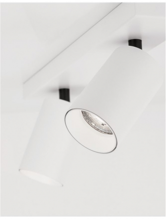 Plafoniera Nova Luce TOD GU10 2X10W   Sandy White Aluminium  IP20 [4]