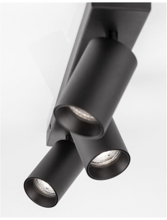 Plafoniera Nova Luce TOD GU10 3X10W   Sandy Black Aluminium  IP20 [4]
