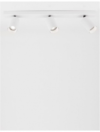 Plafoniera Nova Luce TOD GU10 3X10W   Sandy White Aluminium  IP20 [2]