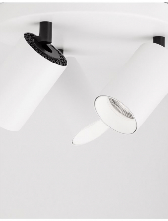 Plafoniera Nova Luce TOD GU10 3X10W   Sandy White Aluminium  IP20 [7]