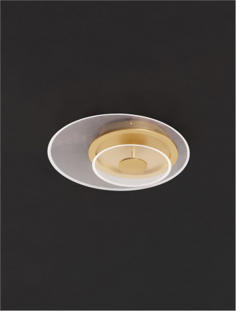 Plafoniera Nova Luce VALENTIN 9030639 LED 29W 3000K 1905lm Brass Gold Aluminium & Acrylic  Triac Dimmable IP20 [2]