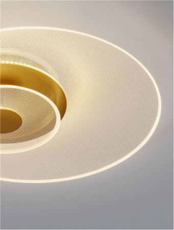 Plafoniera Nova Luce VALENTIN 9030640 LED 29W 3000K 1939lm Brass Gold Aluminium & Acrylic  Triac Dimmable IP20 [6]