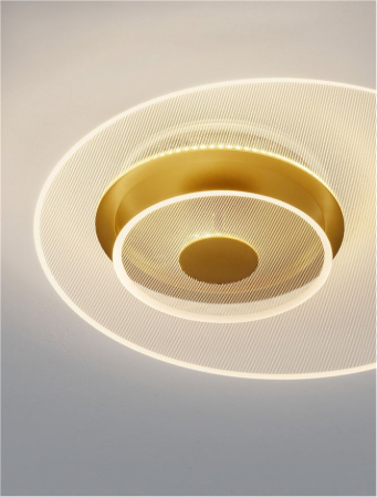 Plafoniera Nova Luce VALENTIN 9030640 LED 29W 3000K 1939lm Brass Gold Aluminium & Acrylic  Triac Dimmable IP20 [5]