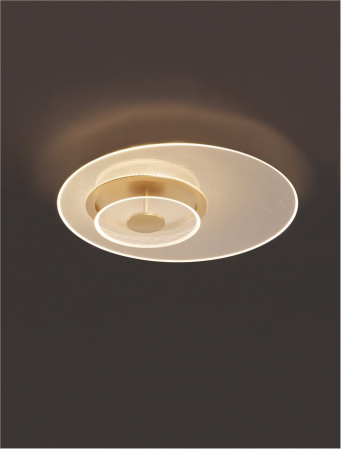 Plafoniera Nova Luce VALENTIN 9030640 LED 29W 3000K 1939lm Brass Gold Aluminium & Acrylic  Triac Dimmable IP20 [3]