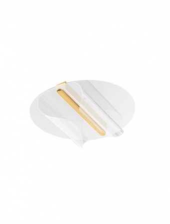 Plafoniera Nova Luce VALENTIN 9030646 LED 20W 3000K 1106lm Brass Gold Aluminium & Acrylic  Triac Dimmable IP20 [1]