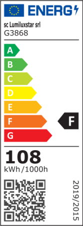 Plafoniera OEM LED integrat 108W 5000lm CCT (3000K+4000K+6500K) Metal+Acril Black  D450 x H90mm [1]