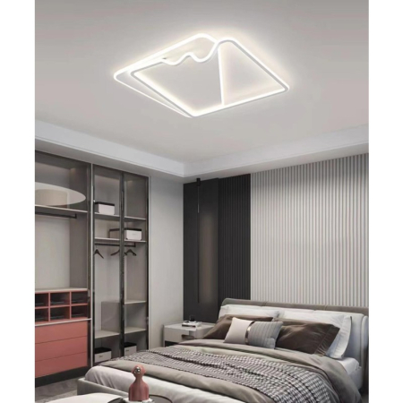 ILUMINAT - Plafoniera OEM LED integrat 160W 8000lm CCT (3000K+4000K+6500K) Metal+Acril White  520×420×150mm