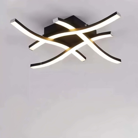 ILUMINAT - Plafoniera OEM LED integrat 28W CCT (3000K+4000K+6500K) Metal+Acril Gold  D350X150MM