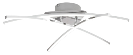 ILUMINAT - Plafoniera Rabalux Alexis LED 3x 7W 1500lm 4000K metal chrome stil minimal, IP20 2504