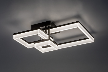 Plafoniera Rabalux Amilia LED 22W 2070lm 3000, 4000, 6500K metal plastic negru alb IP20 [3]