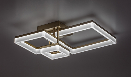 Plafoniera Rabalux Amilia LED 22W 2380lm 3000, 4000, 6500K metal plastic auriu alb IP20 [4]