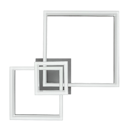 Plafoniera Rabalux Amilia LED 22W 2400lm 3000, 4000, 6500K metal plastic crom alb IP20 [7]