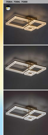 Plafoniera Rabalux Amilia LED 22W 2400lm 3000, 4000, 6500K metal plastic crom alb IP20 [8]