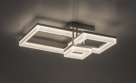 Plafoniera Rabalux Amilia LED 22W 2400lm 3000, 4000, 6500K metal plastic crom alb IP20 [3]