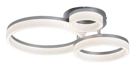 Moderne - Plafoniera Rabalux Amilia LED 24W 2650lm 3000, 4000, 6500K metal plastic crom alb IP20