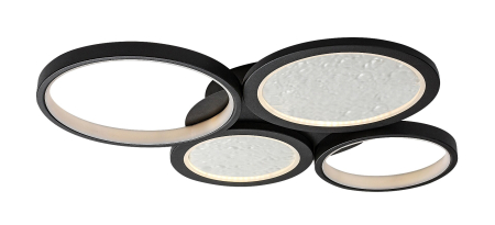 ILUMINAT - Plafoniera Rabalux Aranis LED 40W 2300lm 3000-6500 metal black stil modern 230V, 50Hz IP20 71378