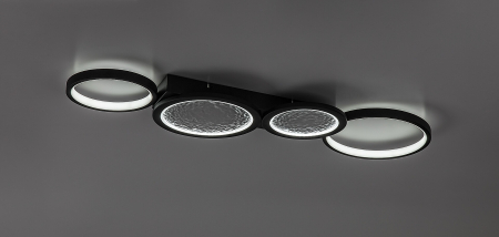 Plafoniera Rabalux Aranis LED 40W 2300lm 3000K-6500K metal black stil modern, IP20 71379 [4]