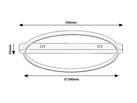 Plafoniera Rabalux Beliza LED 45W 3200lm 3000 metal gold stil  230V, 50Hz IP20 71347 [5]