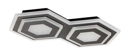 Plafoniera Rabalux Bitsi LED 44W 1600lm 3000+6000 metal black stil modern 230V, 50Hz IP20 71114 [1]