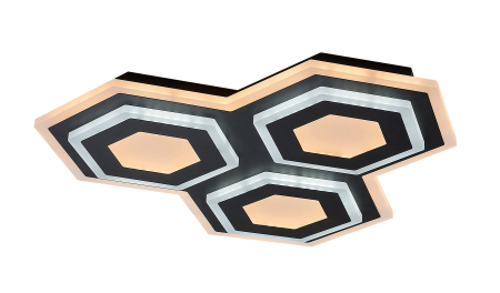 ILUMINAT - Plafoniera Rabalux Bitsi LED 72W 3200lm 3000+6000 metal black stil modern 230V, 50Hz IP20 71115