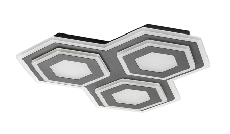 Plafoniera Rabalux Bitsi LED 72W 3200lm 3000+6000 metal black stil modern 230V, 50Hz IP20 71115 [5]