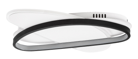 Plafoniera Rabalux Brantiel LED 57W 3250lm 3000K-6000 metal/ acril black white stil modern, IP20 71469 [1]