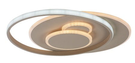 Moderne - Plafoniera Rabalux Brantiel LED 57W 3300lm 3000K-6000 metal/ acril gray beige stil modern, IP20 71465
