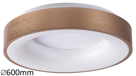 Plafoniera Rabalux Carmella LED 50W 3400lm 4000K metal acril auriu alb IP20 [1]