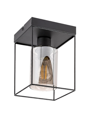 ILUMINAT - Plafoniera Rabalux Chadwick E27 E27 1x MAX 25W   metal black stil modern 230V, 50Hz IP20 71031