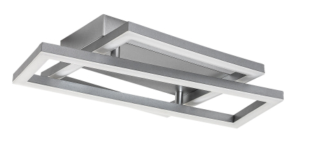 Plafoniera Rabalux Ellinor LED 24W 2300lm 3000K metal plastic crom alb IP20 [1]