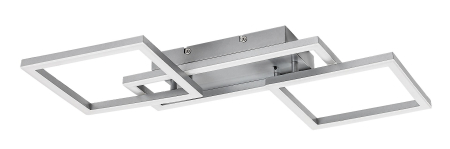 Plafoniera Rabalux Ellinor LED 40W 3700lm 3000-6500K metal plastic crom alb IP20 [1]