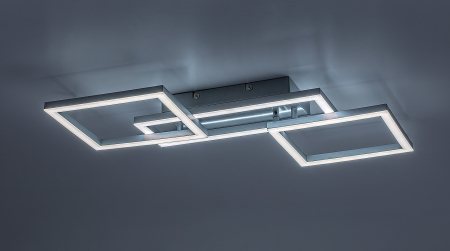 Plafoniera Rabalux Ellinor LED 40W 3700lm 3000-6500K metal plastic crom alb IP20 [4]
