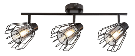 Moderne - Plafoniera Rabalux Emerencia E14 E14 3x MAX 40W metal black stil industrial, IP20 73069