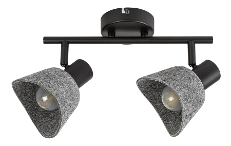 Plafoniera Rabalux Farelia E14 E14 2X MAX 10W metal black stil modern, IP20 73006 [1]